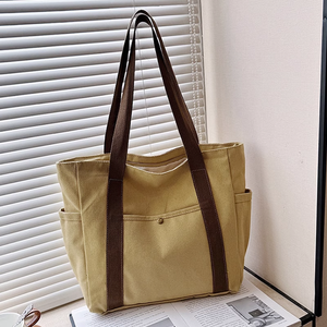 Túi tote vải canvas in logo tùy chỉnh, dung tích lớn, thân thiện với môi trường và có thể tái chế - Product Image 3