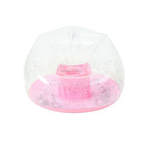 Fauteuil Gonflable d'Extérieur OEM à Gonflage Rapide, Pliant et Léger, en PVC Floqué, avec Repose-Pieds pour Chambre et Camping (Pompe Incluse)