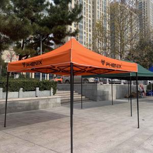 Carpa <span class=keywords><strong>Toldo</strong></span> 3x3 Plegable Reforzada Impermeable Resistente a los Rayos UV con Marco de Acero con Recubrimiento en Polvo Retardante de Llama, Gazebo Pop-Up para Ferias Comerciales - Product Image 5