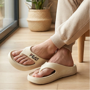 Yearning man EVA flip-flop, Indoor/outdoor Soft Sole Home <b>Slippers</b>, Comfortable Summer Couple Footwear - Product Image 1