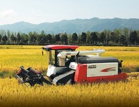 Moissonneuse-batteuse combinée Kubota EX108Q 108HP, moissonneuse-batteuse de riz et de blé de haute qualité