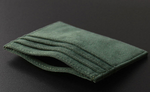 원피스 커스텀 스웨이드 PU 카드 홀더 미니멀리스트 멀티 슬롯 지갑 미끄럼 방지 신용 카드 케이스 남녀 여행용 데일리 용품 - Product Image 4