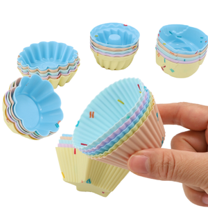 SILIKOLOVE Eco-Friendly Food Grade <b>Silicone</b> Mold Flower Shape Cake Tools Oven Safe Dishwasher Safe <b>Baking</b> Decorating Tools - Product Image 1