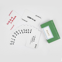 Jeu de cartes à jouer en papier personnalisé de haute qualité avec logo personnalisé
