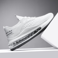 Chaussures de sport et de loisirs légères et respirantes pour hommes, chaussures de course tendance pour jeunes, antidérapantes, avec coussin d'air absorbant les chocs