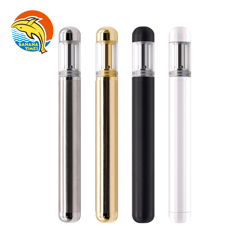 Лучший перезаряжаемый испаритель 2021 Bananatimes O5 cbd vape pen керамическая катушка без кнопки с usb зарядным устройством