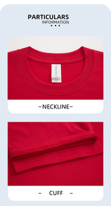 180GSM 100% alla moda in cotone pettinato t-shirt nera in tinta unita manica corta abiti di marca <span class=keywords><strong>con</strong></span> Logo personalizzato in bianco - Product Image 2