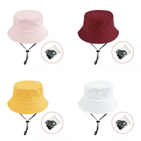 Chapeau Bob Unisexe en Coton Broderie 3D Rouge Expédition immédiate pour hommes et femmes. Utilisation quotidienne décontractée, pêche, voyage. Style pêcheur simple