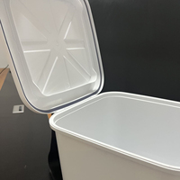 Barils en plastique de haute qualité, seaux, fûts de grande capacité avec couvercle, poignée personnalisée, seau en plastique de 25 kg, seau en plastique de 25 litres