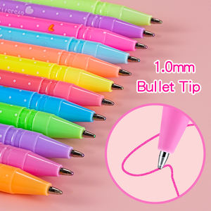 Juego de Bolígrafos de Gel con Purpurina |   12~48 Colores, Punta de Bala de 1.0 mm, Tonos Brillantes y Fluorescentes para Arte Infantil, Scrapbooking y Dibujo - Product Image 4