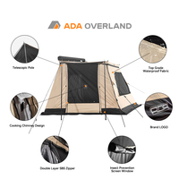 ADA OVERLAND 270 Auvent Mural pour Voiture, Tente de Camping Extérieure Grande Capacité 5 Personnes pour SUV 4x4, Robuste et Imperméable, Annexe de Camping