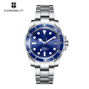 NUOVO Orologio Automatico Meccanico di Lusso da 36mm per Uomo e <span class=keywords><strong>Donna</strong></span>, Quadrante Sterilizzato Luminoso Verde, Logo Personalizzato OEM, Movimento Seiko NH35 - Product Image 3