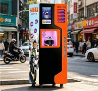 Machine de nettoyage à sec pour casques, double cabine, entièrement automatique