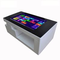 Kiosque publicitaire tout-en-un 43 pouces avec écran tactile pour affichage de texte en intérieur, support sur pied pour magasin de détail, signalétique directionnelle pour ascenseur