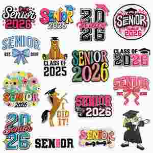 Nuevo Insignia Bordada a Máquina Colorida para Graduación de Bachillerato 2026, Decorativa para Ropa y Bolsos - Product Image 1