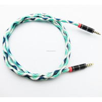 Usine voiture 1m 3ft ps4 câble pionnier Audio Aux à 3 broches 3.5mm Aux câble Audio auxiliaire avec Microphone boîte de vente au détail