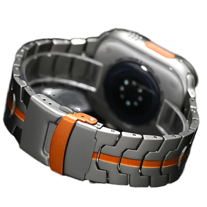 <span class=keywords><strong>Correas</strong></span> de Reloj de Titanio, <span class=keywords><strong>Correas</strong></span> Sólidas Estilo Iron Man, <span class=keywords><strong>Ultra</strong></span> Universales 42/44/45/49mm 38/40/41mm para <span class=keywords><strong>Apple</strong></span> <span class=keywords><strong>Watch</strong></span>, Correa de Negocios para Hombre - Product Image 1