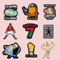 Nouvelle série de personnages créatifs DIY très vendue : Broche combinée mignonne et personnalisée de style européen et américain, accessoires de dessin animé moulés