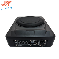 Subwoofer actif monocylindre de 10 pouces à monter sous le siège, 120W, en aluminium, pour voiture, avec apparence personnalisée, vente en gros