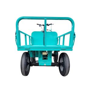 Sıcak satış prim dört tekerlekli elektrikli endüstriyel açık kasa kamyon araçları malzeme taşıma için depo şantiye çelik - Product Image 3