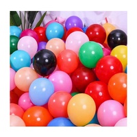 Décoration de fête écologique et respectueuse de l'environnement, ballon en latex multicolores arc-en-ciel de 12 pouces, ballon décoratif à l'hélium