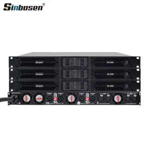 Sinbosen D4-3000 1u 4-kanaals Eindversterker Klasse D 4000W Professionele Audio