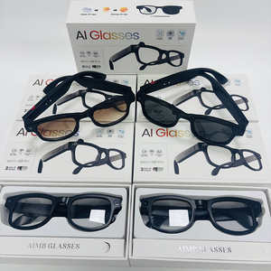 AIMB-G2 Pro AI Smart Glasses 8MP Camera BT Wireless Image Stabilization Photo Video Capture <b>Live</b>-<b>streaming</b> AI Translation - Product Image 1