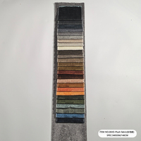 Fabricante Mayorista de Tela de Felpa para Sofás, Tejido de 340 g/m², Material de Tapicería para Decoración del Hogar, con Revestimiento No Tejido para Muebles de Hotel