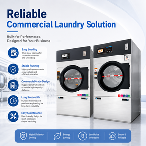 Séchoir à linge industriel commercial 12 kg 15 kg 25 kg, sécheuse à linge haute efficacité pour hôtel, hôpital, blanchisserie - Product Image 5