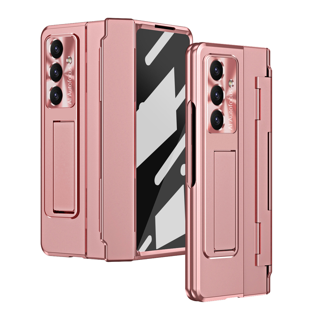 Hinge Folding Shell Mobile Phone Cover Hard Plastic PC with Lens Protection Film for Galaxy Z Fold 7