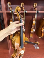 Violon 4/4 fait à la main doux son bon grain épicéa massif et érable fabriqué par des cordes de pont Luthier Aubert expérimentées