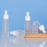 Mini flacons d'échantillon en verre givré transparent, flacon compte-gouttes mat 5ml, mini bouteille d'échantillon de sérum en verre translucide pour huile essentielle