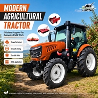 Tractor LAWNIO que Cumple con los Estándares Internacionales, Salidas Hidráulicas Dobles, Construcción Duradera para Tractor de Ruedas para Cosecha