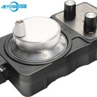 Générateur d'impulsions manuel 4 axes JevoSense JSTM1469 25-100 PPR 5V avec pilote de ligne pour système Fanuc, encodeur incrémental MPG portable