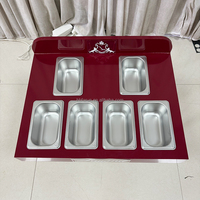 Nouveau Plateau de Service Portable en Métal pour Fêtes et Desserts, Présentoir Alimentaire à Bandoulière pour Mariages, Cocktails et Traiteur