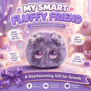 Oso de Peluche Eléctrico Inteligente con Latido del Corazón, Lavanda, CE CPC, Compañero Tecnológico de Viaje, Diversión y Aventura, <span class=keywords><strong>Canta</strong></span>, Habla, Baila, Tamaño Personalizado - Product Image 1