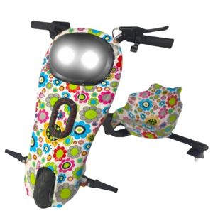 Kart <span class=keywords><strong>Trike</strong></span> <span class=keywords><strong>Drift</strong></span> <span class=keywords><strong>électrique</strong></span> 8 "-Antidérapant, rétractable, avec motifs froids - Product Image 6