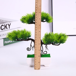 Mini bonsaï artificiel en plastique, plante en pot persistante pour la décoration de la maison - Product Image 5