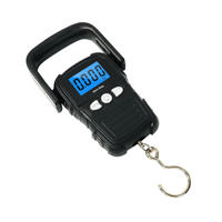 Pèse-bagages numérique, pèse-personne portable avec écran LCD rétroéclairé et grand crochet, pèse-bagages de voyage portable pour peser les valises
