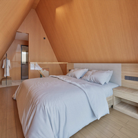 Kawagebo Kamp (KK) S990 99 ㎡   Casa Triangular Moderna en Forma de A, Casa Modular Prefabricada, Villa Prefabricada, Casa de Acero Ligero