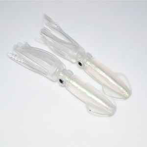 Leurre de pêche souple en plastique pour la pêche à la traîne, imitation calamar bionique, 10cm 9g, lumineux en eau salée, personnalisable OEM - Product Image 4