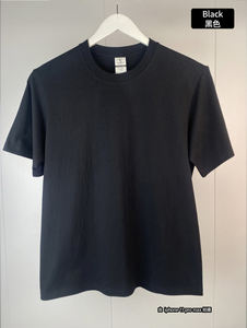 Vente en gros 220gsm 100% coton T-shirt col rond Tee Top imprimé Logo personnalisé imprimé chemise vierge groupe fête chemise promotionnelle - Product Image 2