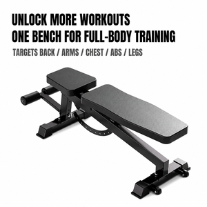 Commercial Gym Multi Functional Fitness <b>Dumbbell</b> Stool Household Sit up Bench Training Bench with 11 Levels of Slope Adjustment - Product Image 3