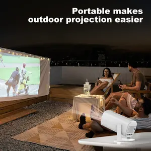 2024 portatile Home Theater Mini proiettore tascabile P30 colore bianco 130 ANSI lumen Proyector Android 11 Lcd Smart proiettore