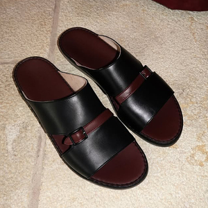 Fabricantes de Zapatos Personalizados, Sandalias Árabes de Cuero Italiano para Hombre, Fabricante de Calzado con Plantilla de Corcho para Uso Diario - Product Image 3