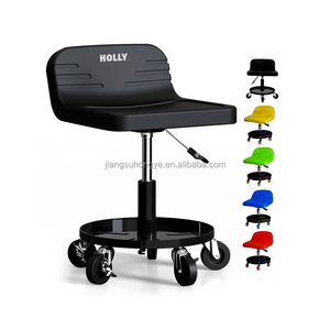 Trượt nóng cơ học cửa Hàng phân xe vẻ đẹp sạch sẽ sửa chữa Làm việc băng ghế dự bị ghế Chiều cao có thể điều chỉnh Caster vườn lăn di chuyển ghế làm việc - Product Image 1