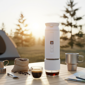 Cafetera Portátil de Acero Inoxidable con Alimentación USB, Compatible con Cápsulas y Café Molido, con Interruptor para Preparación en Frío/Caliente, Ideal para Autocaravanas - Product Image 6