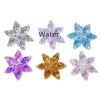 AB colle résine grands flocons de neige paillettes acrylique perles en vrac pour artisanat bricolage coque de téléphone pinces à cheveux accessoires de cheveux avec colle crème