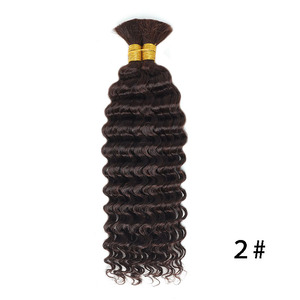 All'ingrosso 10A trecce bohémien 100% Boho <span class=keywords><strong>l</strong></span> bagnato e ondulato capelli umani brasiliano vergine acqua profonda onda senza trama - Product Image 3