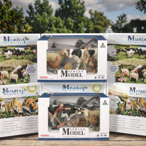 Solido Farm mucca animale gallina piuma d'oca modello di serie di giocattoli solido di plastica in PVC pecore figurine - Product Image 4